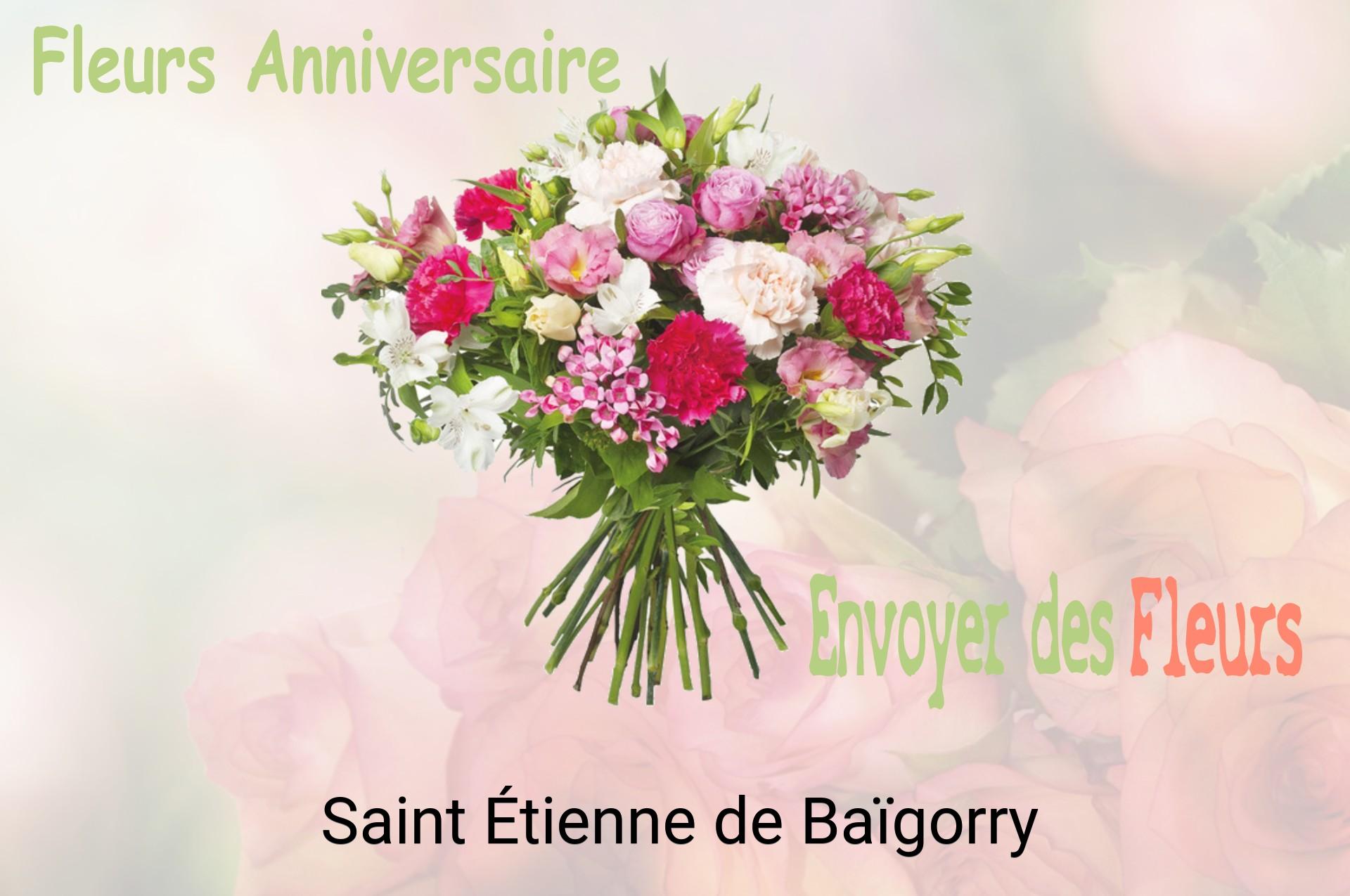 Bouquet de fleurs d’anniversaire livré à Saint-Étienne-de-Baïgorry