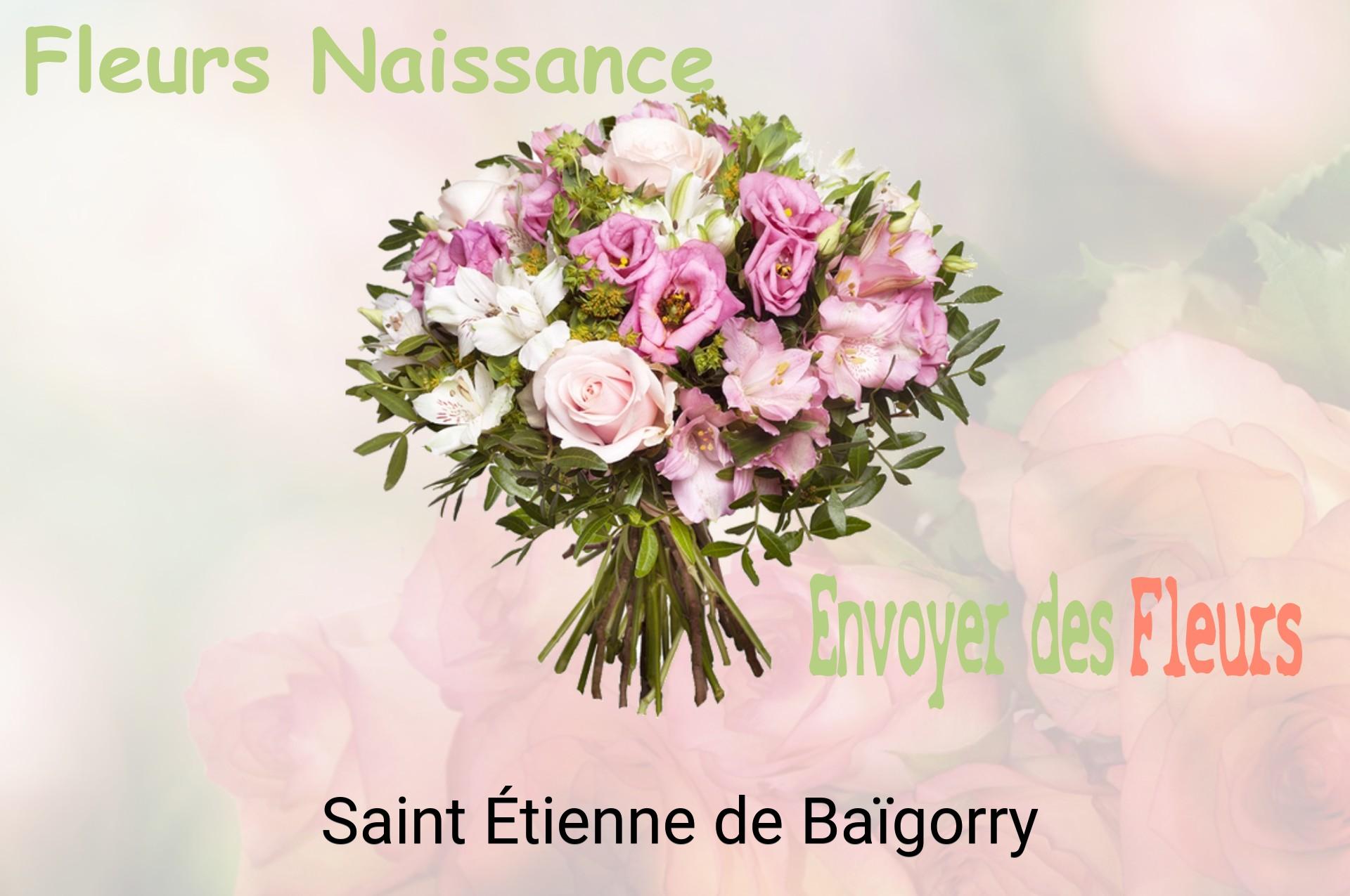 Bouquet de fleurs de naissance livré à Saint-Étienne-de-Baïgorry